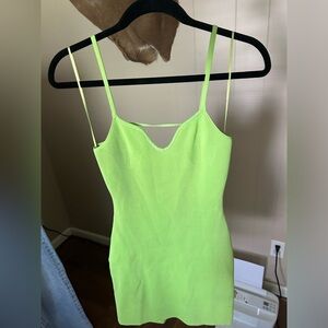 Green mini dress bought from Rodeo Boutique